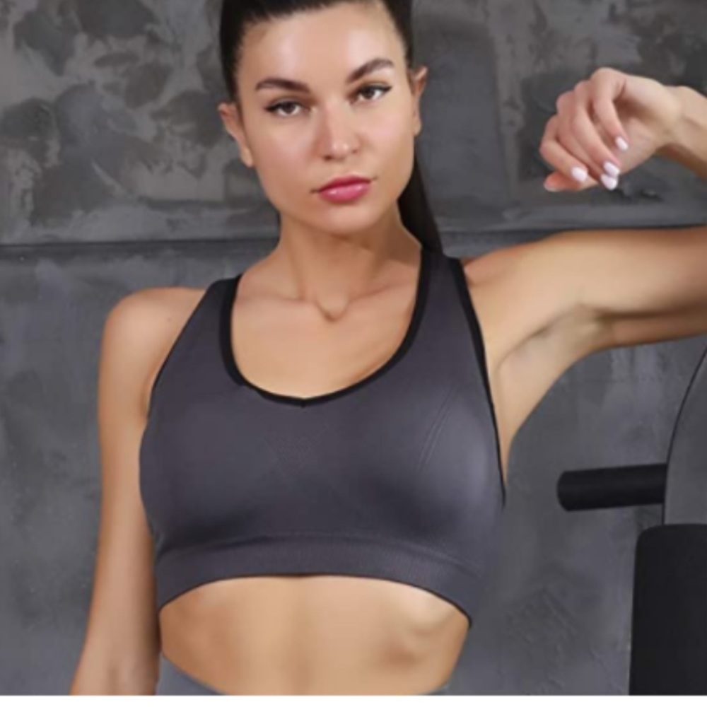 BALLY Total Fitness Padded Strappy Yoga Fitness Running Sportswear top